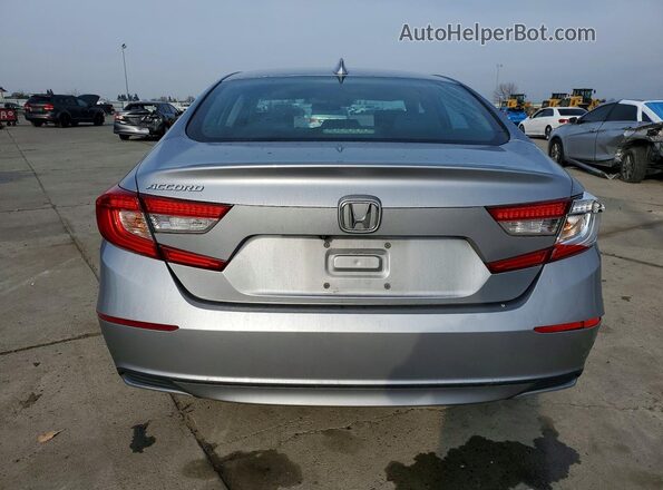 1HGCV1F13KA172297 2019 HONDA ACCORD Silver Вид ззаду