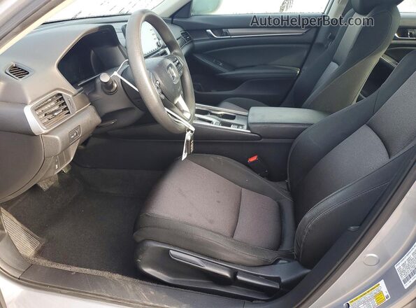 1HGCV1F13KA172297 2019 HONDA ACCORD Silver Вид салону спереду