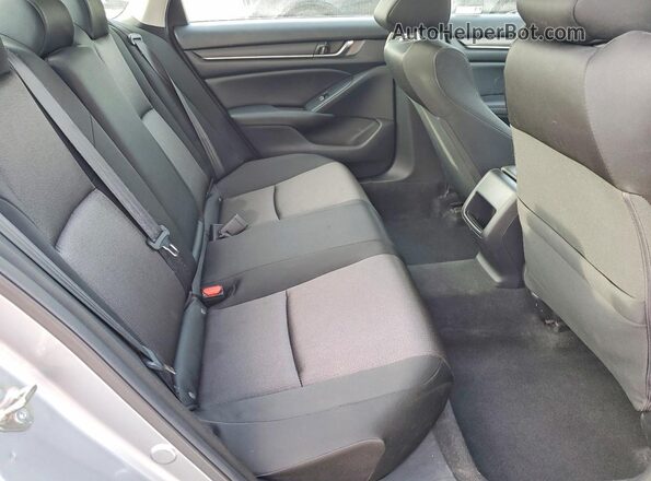 1HGCV1F13KA172297 2019 HONDA ACCORD Silver Вид задніх сидінь