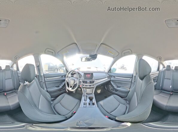 1HGCV1F13KA172297 2019 HONDA ACCORD Silver Вид наклейки з VIN-кодом