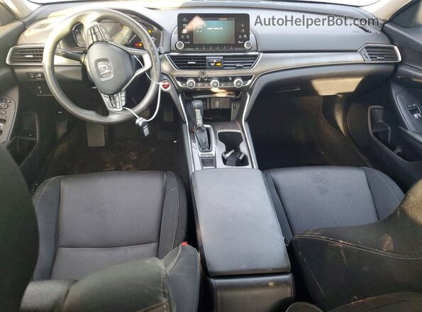 1HGCV1F14KA061192 2019 HONDA ACCORD Silver Առջևի վահանակի տեսք