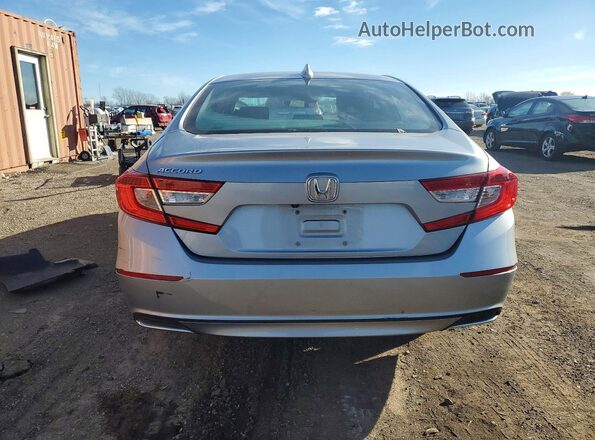 1HGCV1F14KA061192 2019 HONDA ACCORD Silver Հետևի տեսք