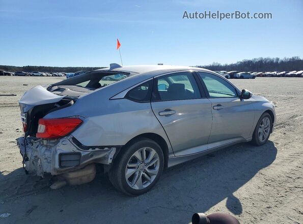 1HGCV1F15KA166971 2019 HONDA ACCORD Серебряный Задняя правая четверть
