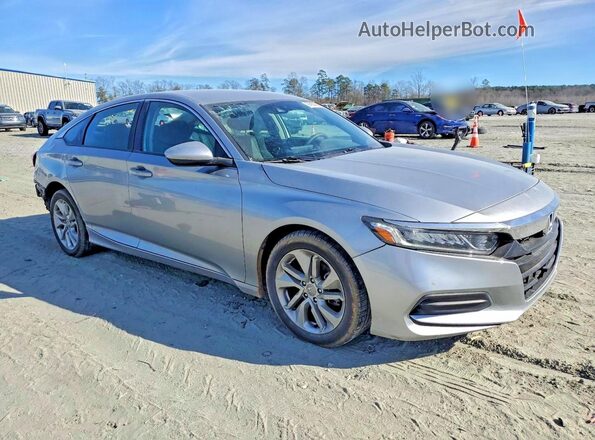 1HGCV1F15KA166971 2019 HONDA ACCORD Серебряный Передняя правая четверть