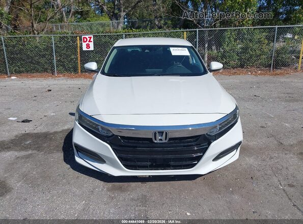 1HGCV1F15KA174102 2019 HONDA ACCORD Белый Вид щитка приборов