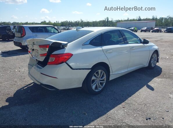 1HGCV1F15KA174102 2019 HONDA ACCORD Белый Задняя правая четверть