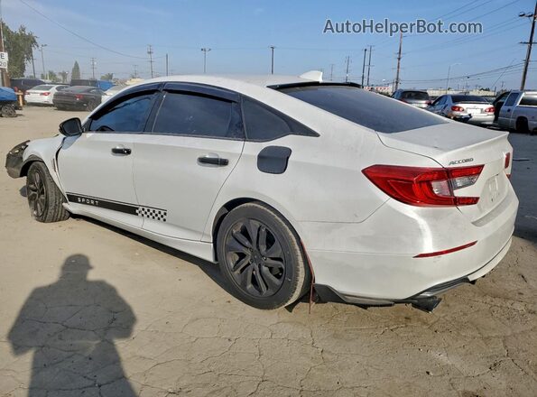 1HGCV1F16KA113230 2019 HONDA ACCORD White Հետևի ձախ