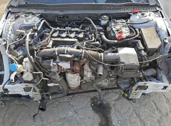 1HGCV1F16KA113230 2019 HONDA ACCORD White Սալոնի հետևի տեսք