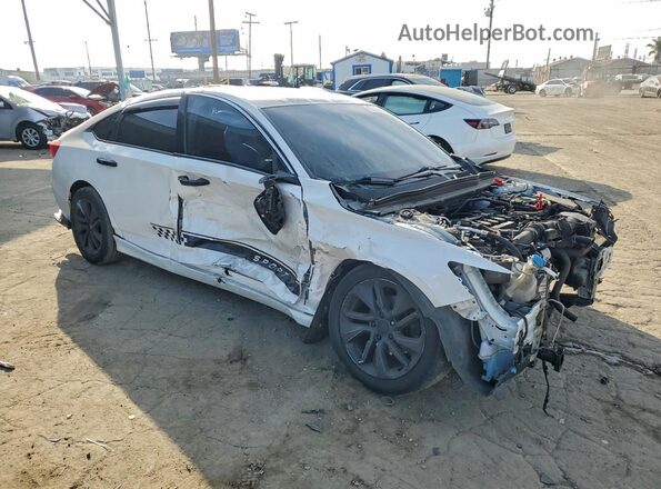 1HGCV1F16KA113230 2019 HONDA ACCORD White Առջևի աջ