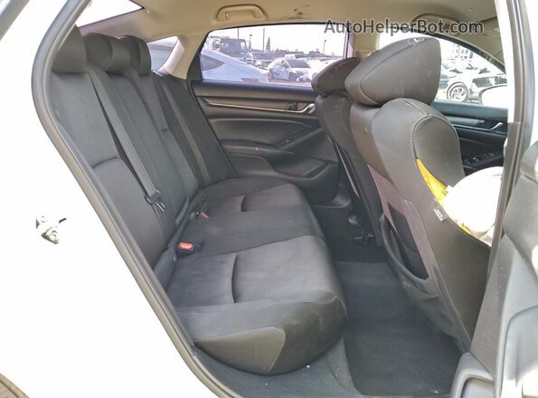 1HGCV1F16KA113230 2019 HONDA ACCORD White Հետևի նստատեղերի տեսք