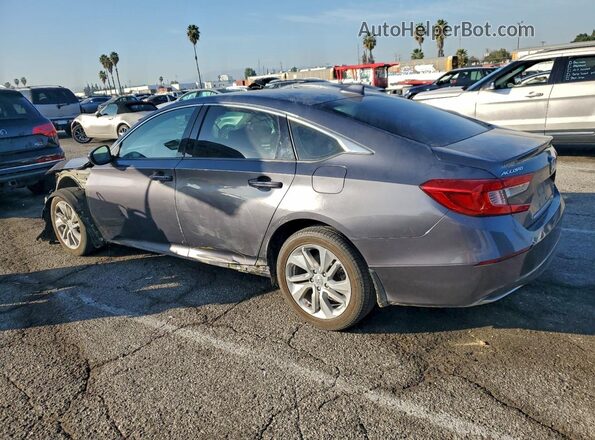 1HGCV1F18KA140851 2019 HONDA ACCORD Серый Задняя левая четверть