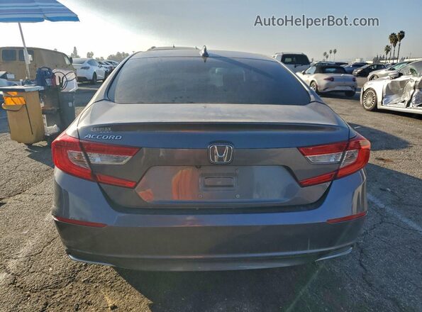 1HGCV1F18KA140851 2019 HONDA ACCORD Серый Вид сзади
