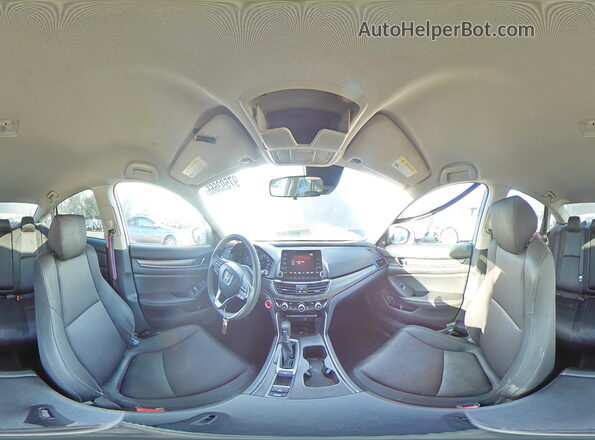 1HGCV1F18KA140851 2019 HONDA ACCORD Серый Панорамный вид салона 360°