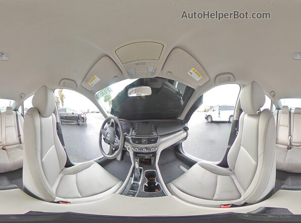 1HGCV1F19KA159926 2019 HONDA ACCORD Белый Вид наклейки с VIN-кодом