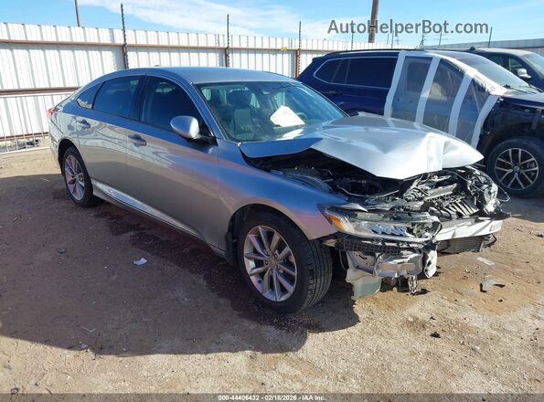 1HGCV1F19MA110115 2021 HONDA ACCORD Silver წინა მარჯვენა