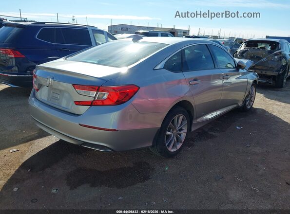 1HGCV1F19MA110115 2021 HONDA ACCORD Silver უკანა მარჯვენა