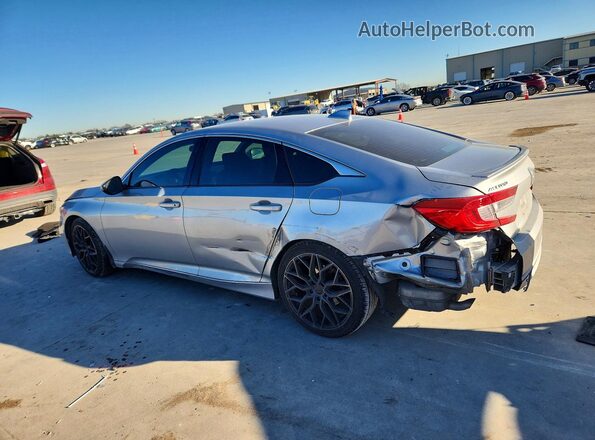 1HGCV1F30KA084017 2019 HONDA ACCORD Silver Հետևի ձախ