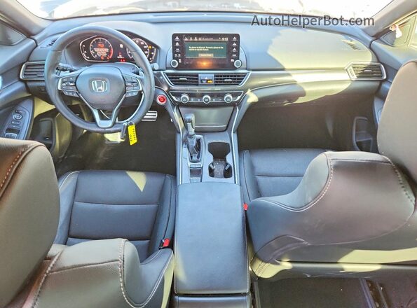 1HGCV1F30KA084017 2019 HONDA ACCORD Silver Առջևի վահանակի տեսք