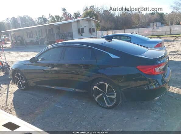 1HGCV1F31JA217513 2018 HONDA ACCORD Черный Панорамный вид салона 360°