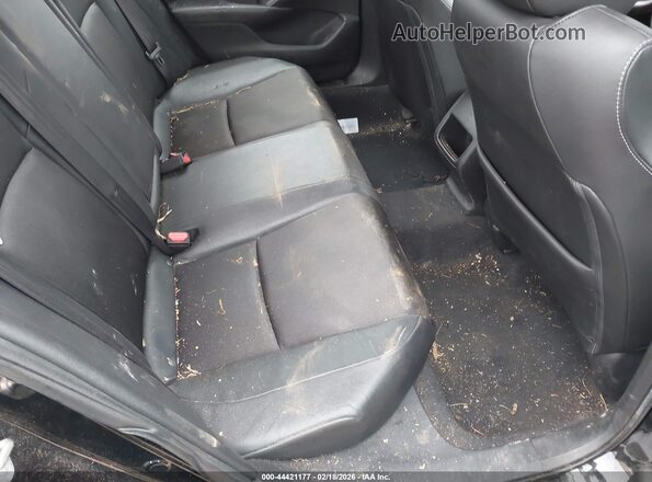 1HGCV1F31KA051334 2019 HONDA ACCORD Black Widok naklejki z numerem VIN