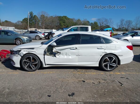 1HGCV1F31KA156536 2019 HONDA ACCORD Белый Панорамный вид салона 360°