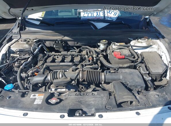 1HGCV1F34KA036259 2019 HONDA ACCORD Белый Вид сзади