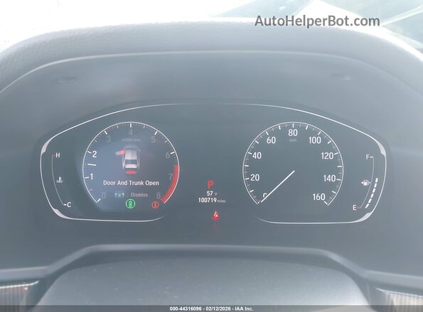 1HGCV1F34KA036259 2019 HONDA ACCORD Белый Вид задних сидений