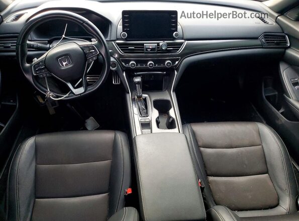 1HGCV1F34KA061050 2019 HONDA ACCORD Черный Вид панели приборов