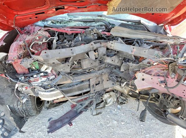 1HGCV1F34KA106133 2019 HONDA ACCORD Красный Вид задней части салона