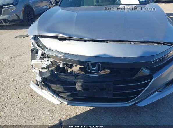 1HGCV1F34MA013065 2021 HONDA ACCORD Silver Вид спереду