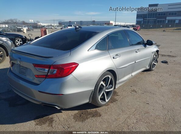 1HGCV1F34MA013065 2021 HONDA ACCORD Silver Задня права чверть