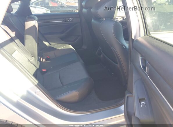 1HGCV1F34MA013065 2021 HONDA ACCORD Silver Вид наклейки з VIN-кодом