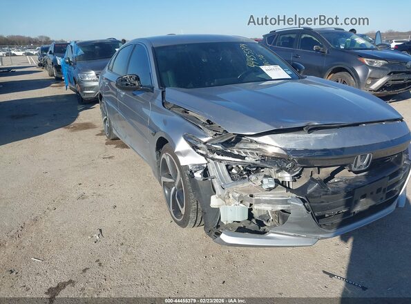 1HGCV1F34MA013065 2021 HONDA ACCORD Silver Передня права чверть