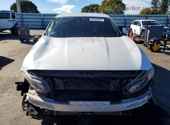 1HGCV1F35KA168186 2019 HONDA ACCORD Белый Вид спереди