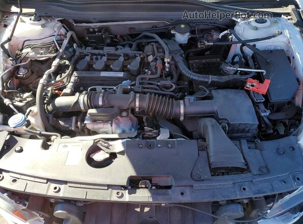 1HGCV1F35KA168186 2019 HONDA ACCORD Белый Вид задней части салона