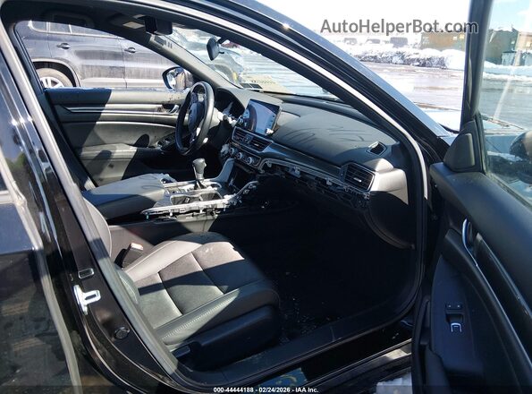 1HGCV1F35MA106791 2021 HONDA ACCORD Black Vista interior delantera