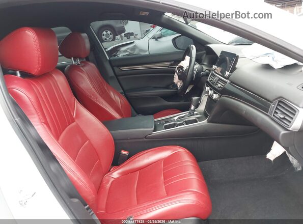 1HGCV1F35NA020799 2022 HONDA ACCORD Белый Вид салона спереди