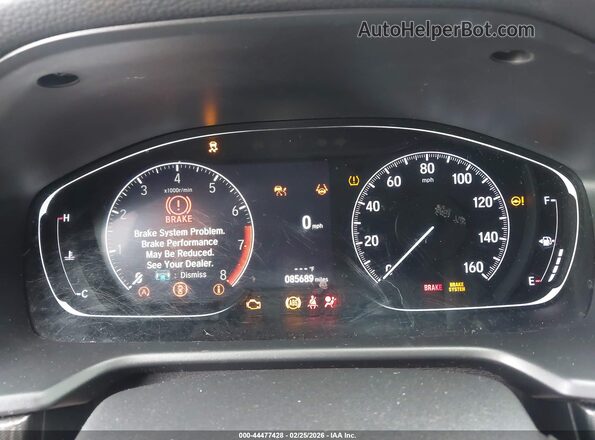 1HGCV1F35NA020799 2022 HONDA ACCORD Белый Вид задних сидений