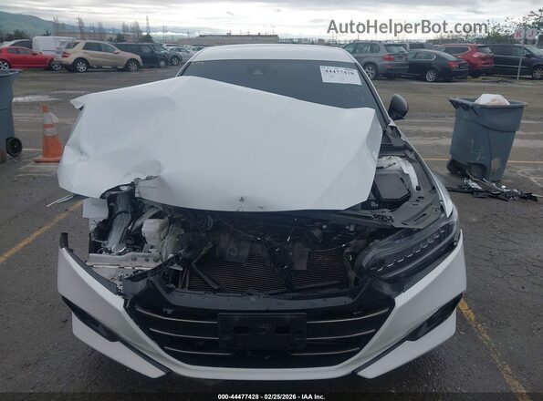 1HGCV1F35NA020799 2022 HONDA ACCORD Белый Вид задней части салона