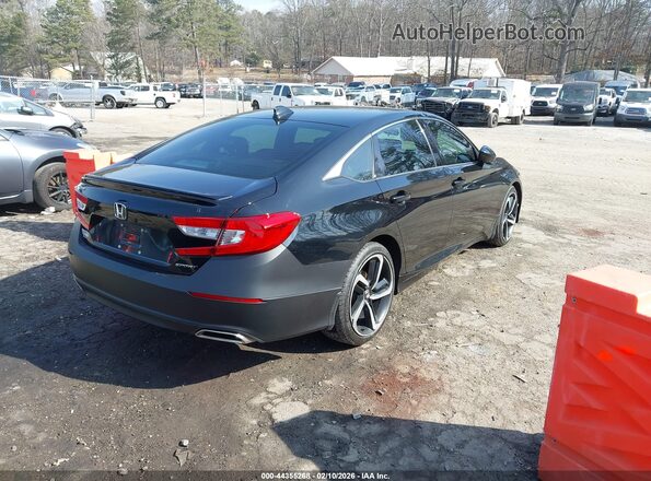 1HGCV1F36LA135182 2020 HONDA ACCORD Черный Задняя правая четверть