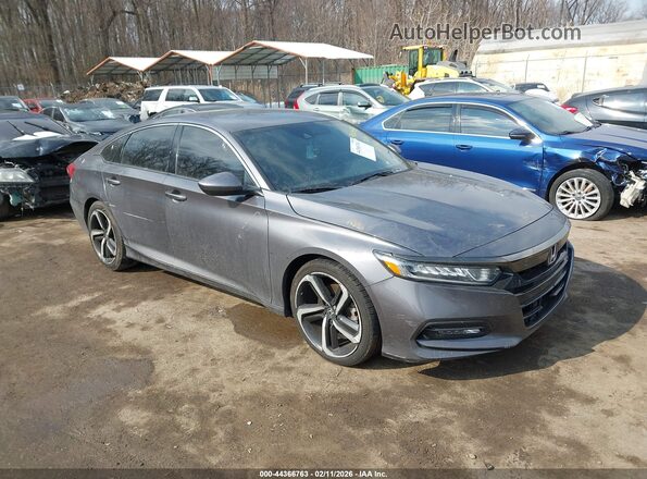 1HGCV1F36LA158249 2020 HONDA ACCORD Gray Przód prawy