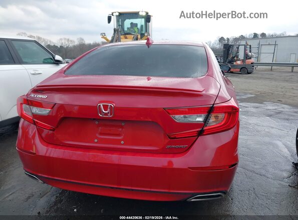 1HGCV1F37KA021027 2019 HONDA ACCORD Красный 