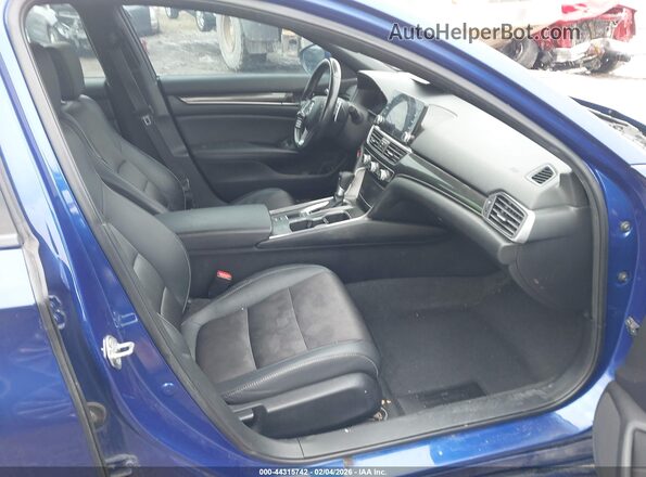 1HGCV1F37LA073405 2020 HONDA ACCORD Blue Widok wnętrza z przodu