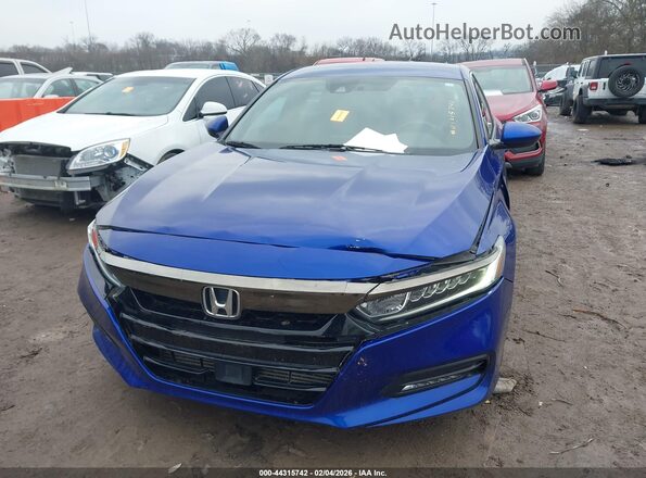 1HGCV1F37LA073405 2020 HONDA ACCORD Blue Widok z przodu