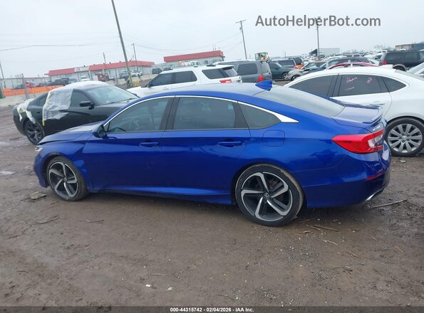 1HGCV1F37LA073405 2020 HONDA ACCORD Blue Widok wnętrza 360 stopni