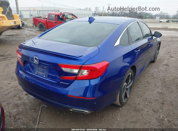 1HGCV1F37LA073405 2020 HONDA ACCORD Blue Tył prawy