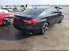 2019 Honda Accord Sport Черный vin: 1HGCV1F38KA085271