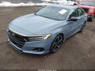 2022 Honda Accord Sport Синий vin: 1HGCV1F38NA122209