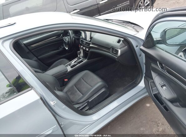 1HGCV1F38NA122209 2022 HONDA ACCORD Синий Вид салона спереди