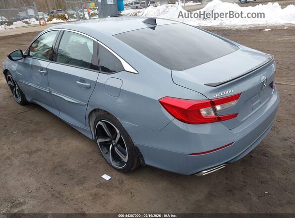 1HGCV1F38NA122209 2022 HONDA ACCORD Синий Задняя левая четверть